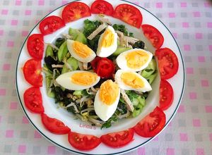 Hình của món Nộm dưa chuột, giá đỗ.