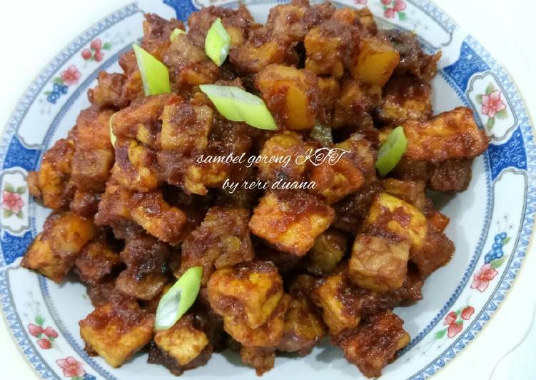 Sambel Goreng KTT (Kentang Tahu Tempe) Praktis