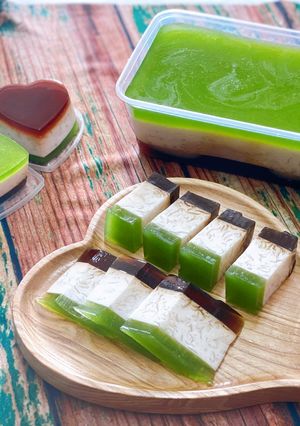 Hình của món Rau câu sợi.