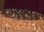 Una foto de relleno torta