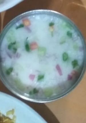 A picture of Vegetable curd.