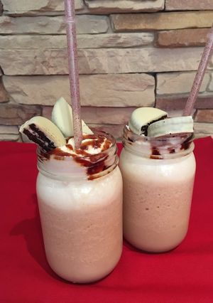 Una foto de Frappé de chocolate blanco