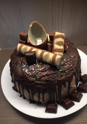 Csupa csoki torta Hanna módra recept fotója
