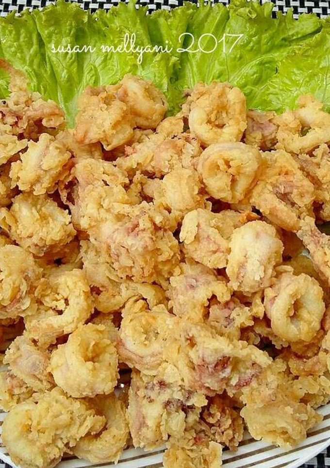 Foto resep Cumi goreng tepung