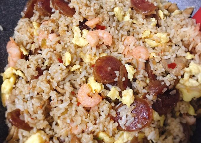 Resep NASI GORENG Lapchiong  SUPER ENAK, Enak Banget