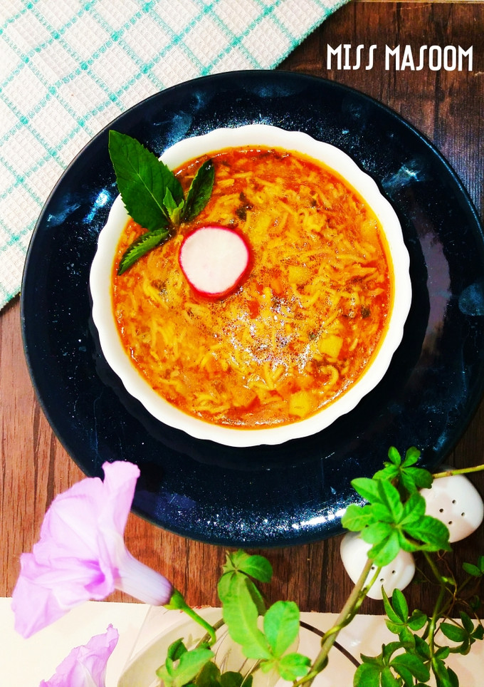 عکسی از دستور سوپ مرغ