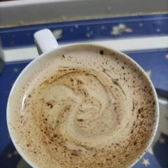 A picture of Frothy coffee.