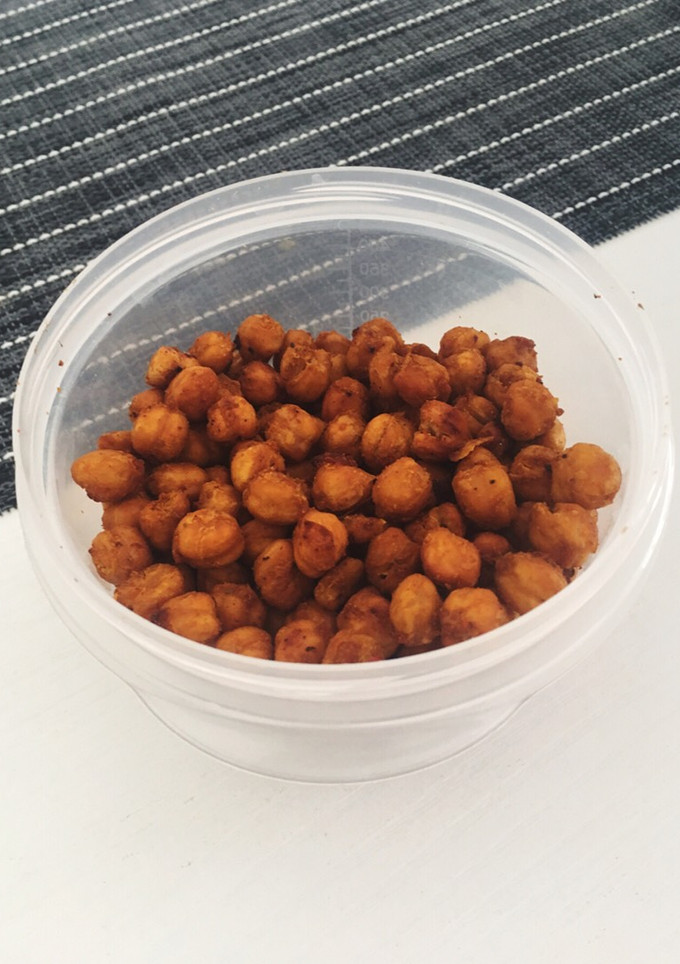 Una foto de Snack de garbanzos crujientes