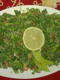 صورة لوصفة تبولة