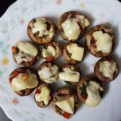 A picture of Stuffed mushrooms.