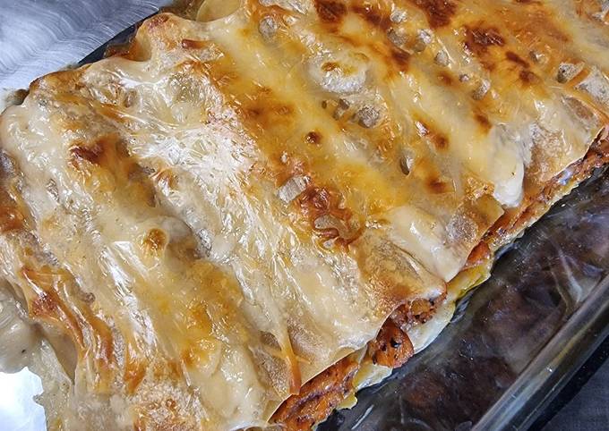 Canelones rellenos de atún (para enfermos renales) Receta de Selena Grimes  Rodriguez- Cookpad