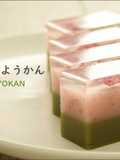 Cherry Blossoms and Matcha ''MIZU-YOKAN'' (White Bean Jelly)