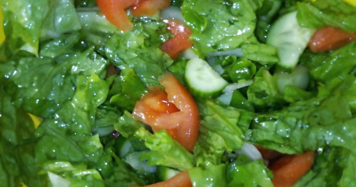 Салат с листьями салата рецепты простые в домашних условиях с фото