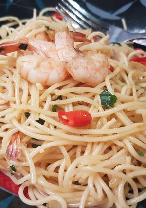 Foto resep Spagethi udang