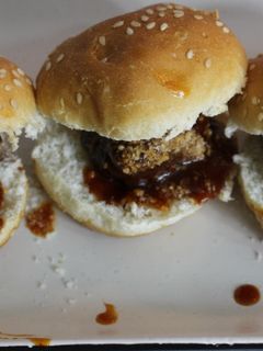 Una foto de Albóndigas con salsa bbq