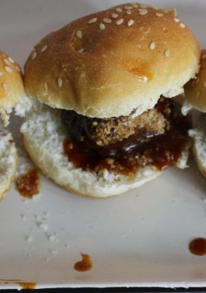 Una foto de Albóndigas con salsa bbq