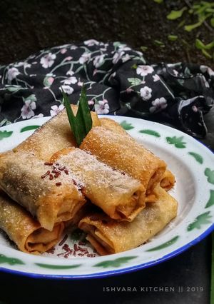 Foto resep Lumpia Pisang coklat