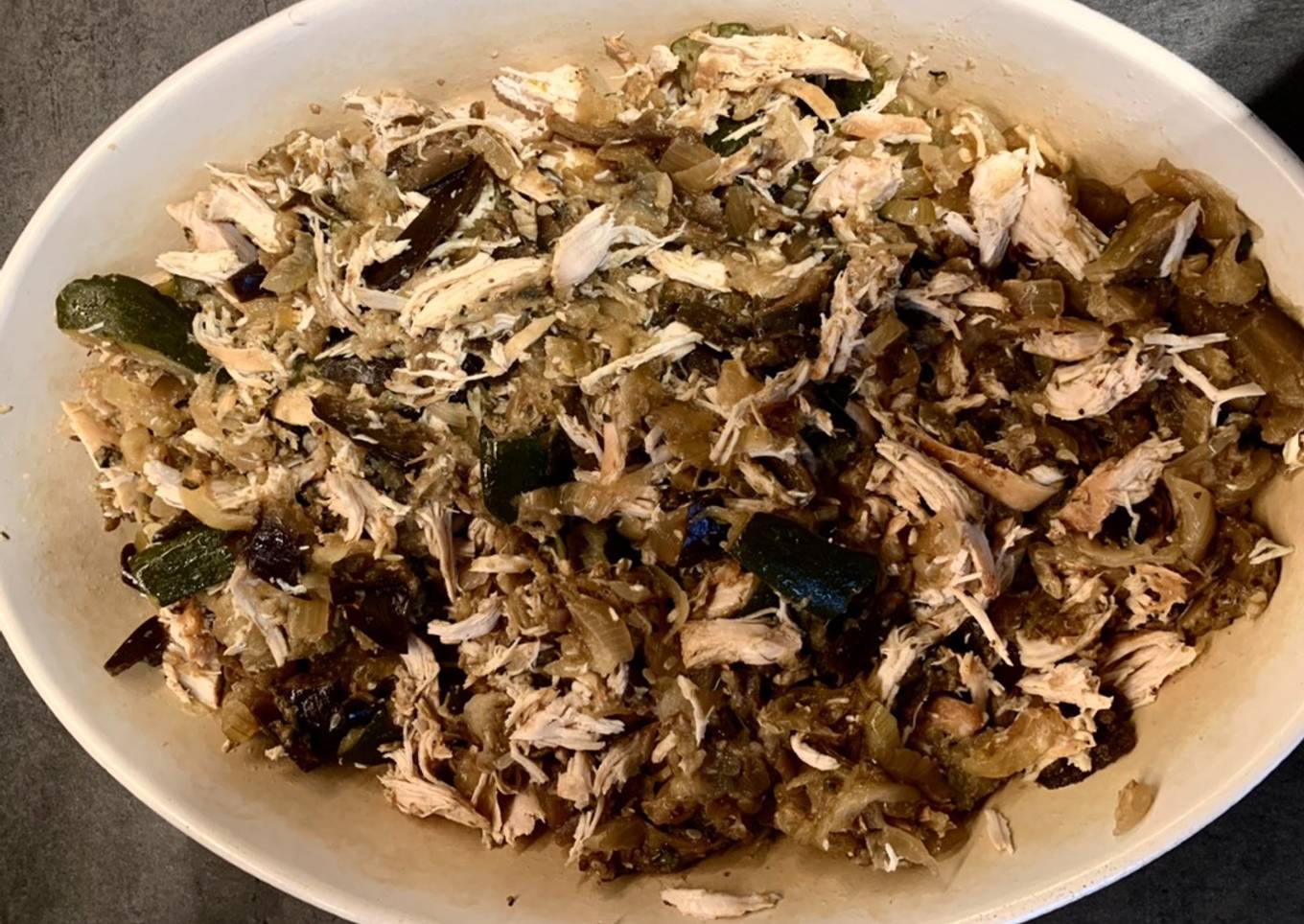 Shawarma de pollo con verduras en la crockpot 🍗