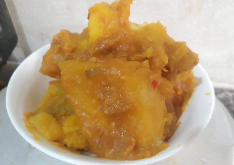 Yam and sweet potatoes porriage