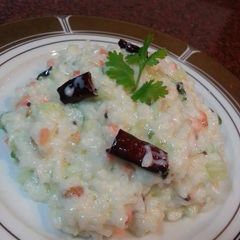 A picture of Curd rice.
