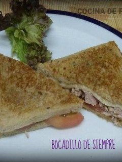 Una foto de Bocadillo de siempre