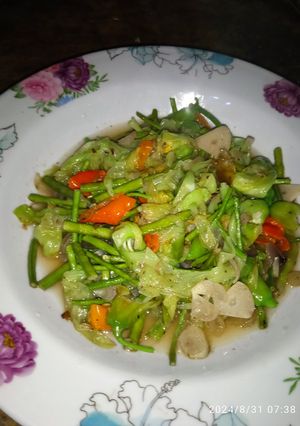 Foto resep Tumis bunga dan kacang turi