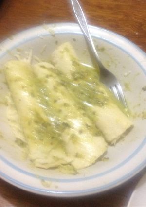 Una foto de Enchiladas verdes