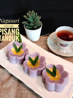 Foto resep Nagasari Ubi Ungu Pisang Tanduk