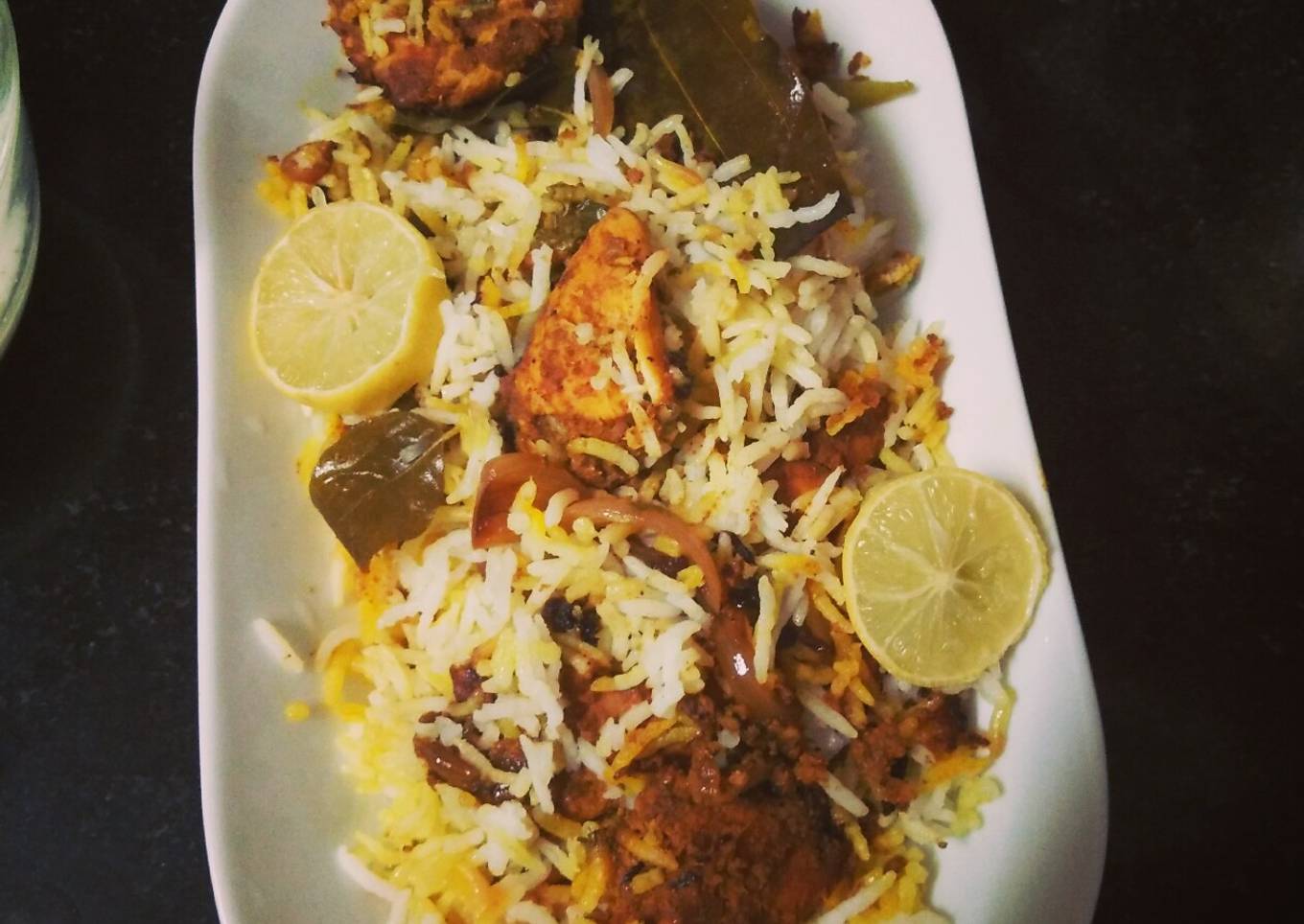 Chicken tikka biryani