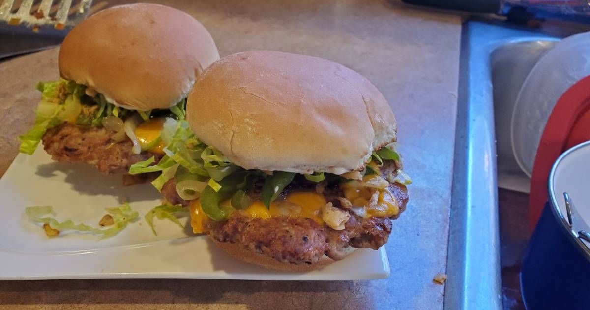Chicken Smash Burgers Recipe - How to Make Chicken Smash Burgers