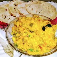 A picture of Elephant Foot Yam Chokha.