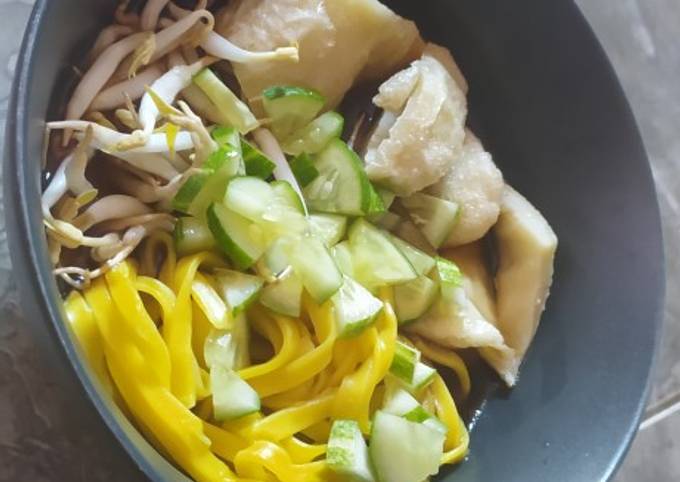 Langkah Mudah untuk Menyiapkan 62. Pempek DOS (tanpa ikan), Menggugah Selera