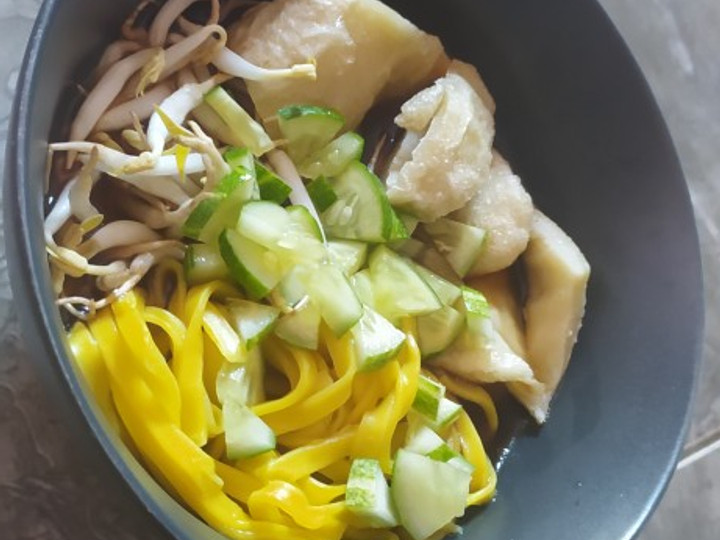 Langkah Mudah untuk Menyiapkan 62. Pempek DOS (tanpa ikan), Menggugah Selera