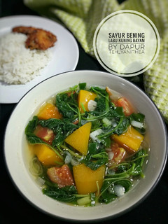 Foto resep Sayur Bening Labu Kuning Bayam #BikinRamadanBerkesan