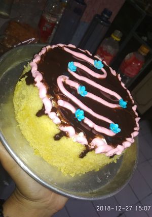 Foto resep Cake birth Day simple 2 telur