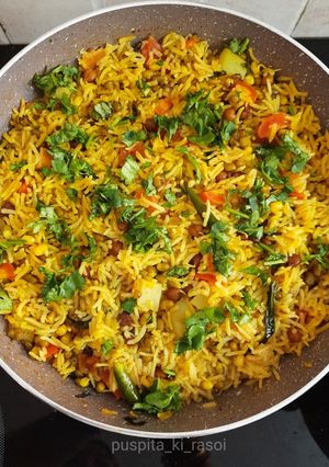 A picture of Sprouts pulao.