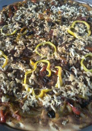 صورة لوصفة بيتزا 🍕🍕🍕🍕