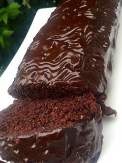 Una foto de Bizcocho de zanahoria y cacao puro