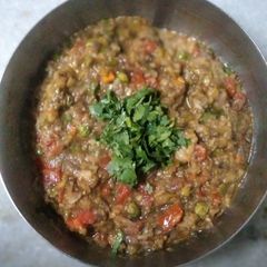 A picture of The No Mess Baingan Bhartha.