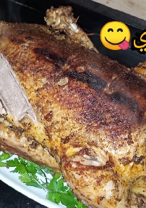 صورة لوصفة بط مشوی بالبرتقال في الفرن بآلذ طعم