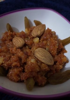 A picture of Gajar ka Halwa.