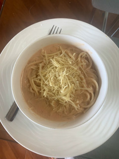 Una foto de Pasta con atún (receta caliente)