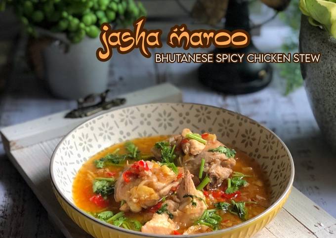 Jasha Maroo (Bhutanese Spicy Chicken Stew) 🇧🇹