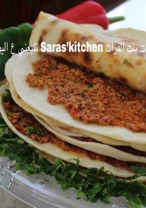 صورة لوصفة لحمه بالعجين وبالخضار