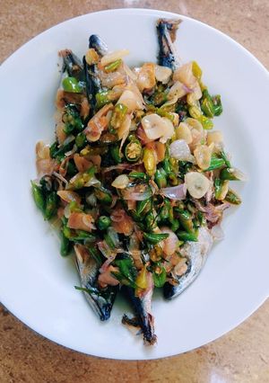Foto resep Ikan kuwe oseng rawit hijau