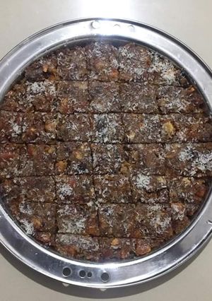 A picture of Khajur paak (Sweet made up of Dates).