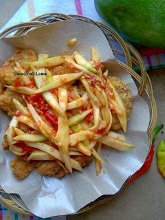 Foto resep Ayam Tepung Geprek Sambal Mangga