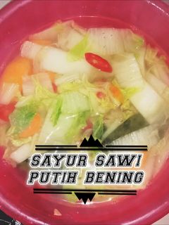 Foto resep Sayur bening sawi putih
