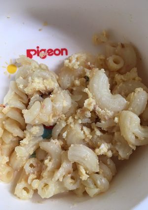 Foto resep Makaroni Telur Keju (Menu Mpasi 12+)