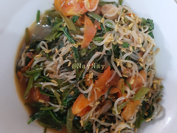 Resep Tumis Kangkung &amp;amp; Kecambah, Menggugah Selera